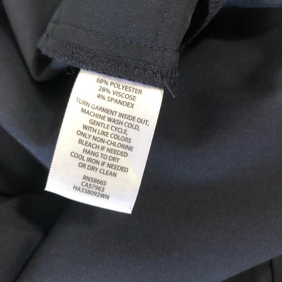 Halogen Taylor Fit Navy Blue Slim Leg Business dressy Pants Plus Size 24 NWT - Picture 9 of 9